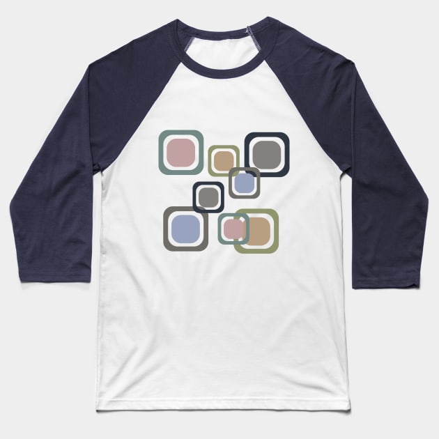 Retro cube Baseball T-Shirt by Againstallodds68